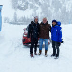 Bixente Lizarazu et Luc Alphand viennent tester le Circuit Glace de Tignes