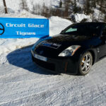 Nissan 350Z de 280cv sur le Circuit Glace de Tignes