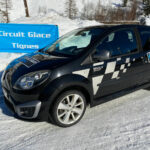 Renault Twingo RS de 133cv sur le Circuit Glace de Tignes